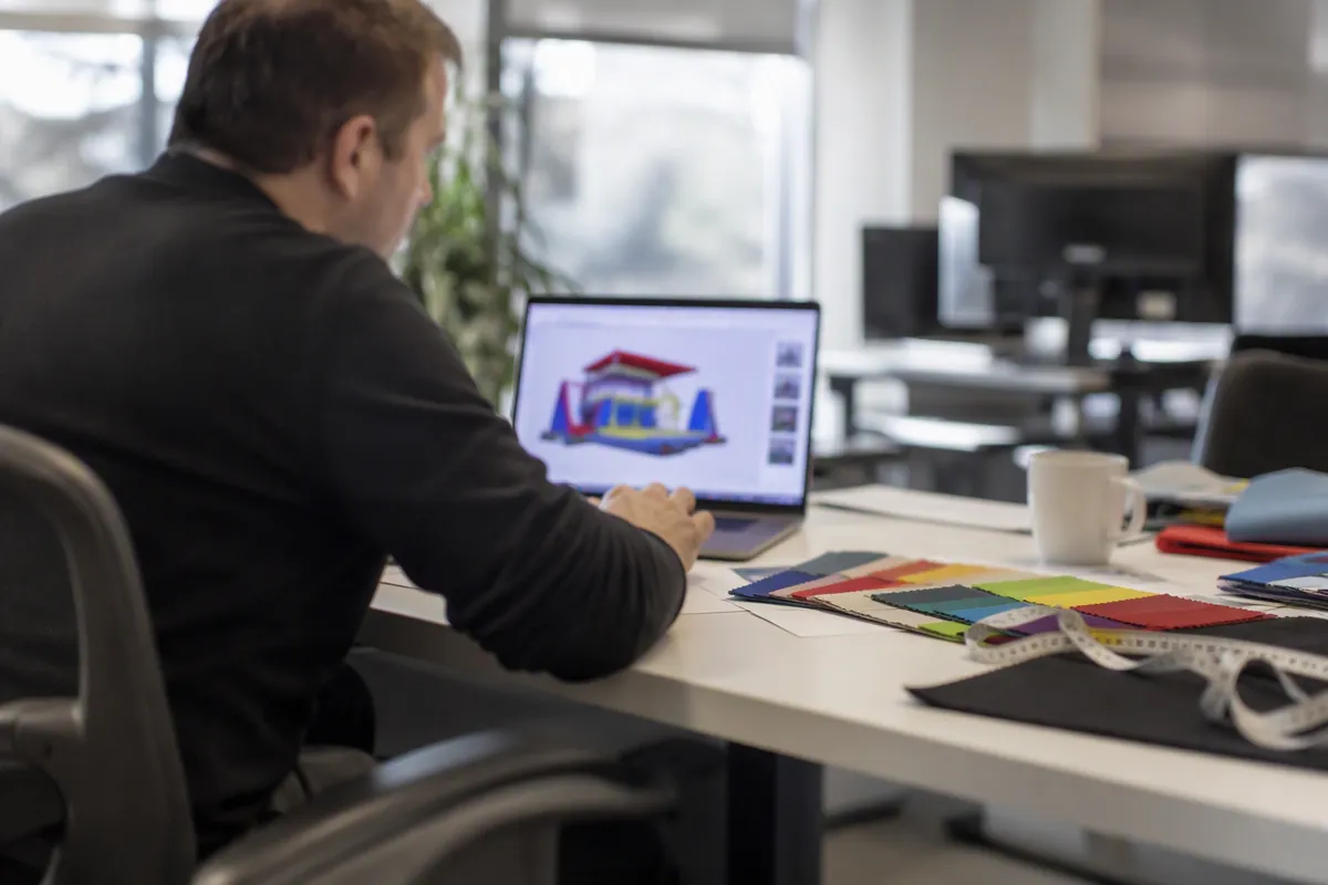 Custom inflatable artwork approval checklist during design proof review