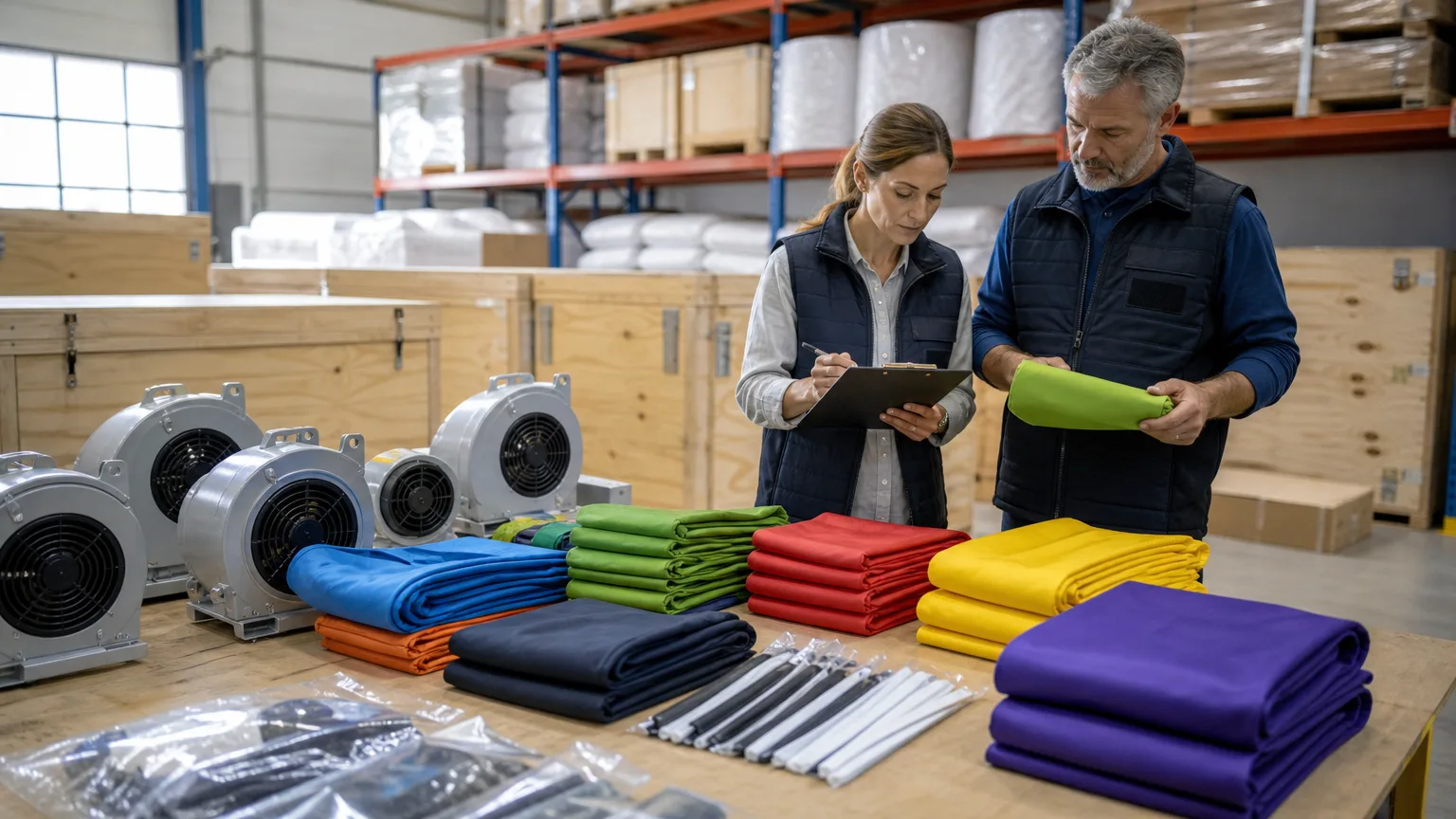 Wholesale custom inflatable components and reusable equipment prepared for order review