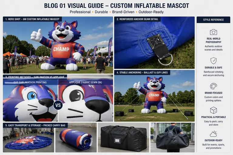 Custom Inflatable Mascots: The Complete B2B Buyer's Guide
