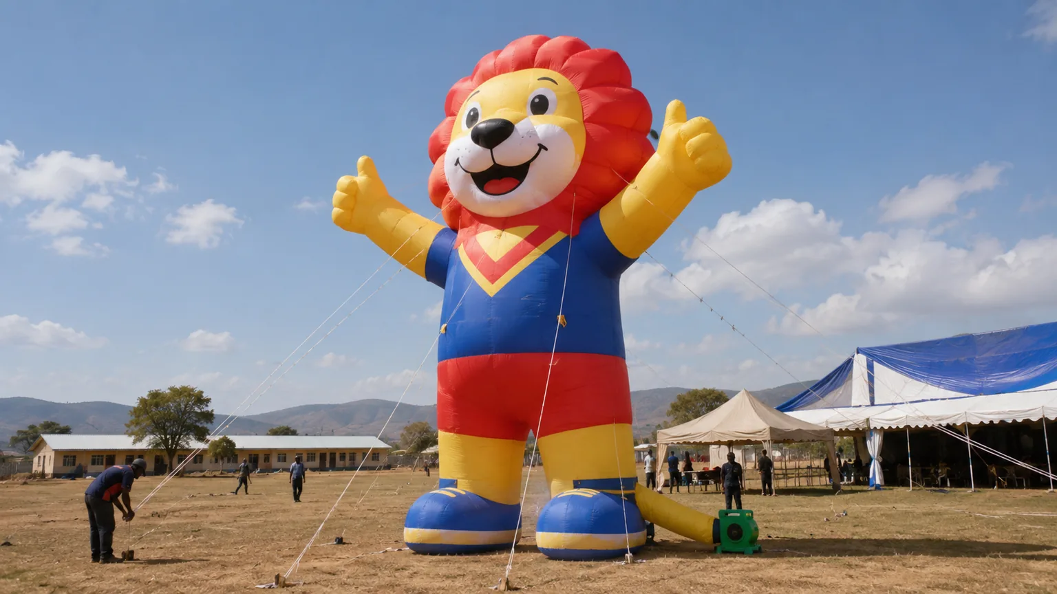 6 m Custom Mascot for a School Group in Southern Africa