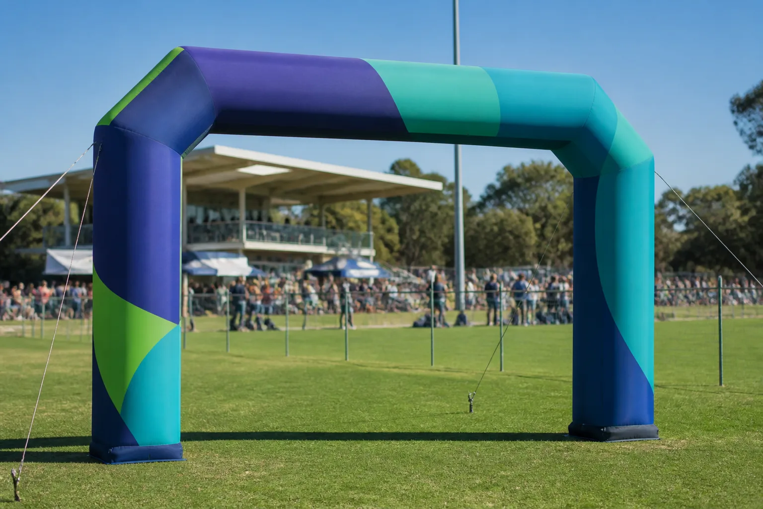 Project Brief: Custom Branded Entrance Arch for an Australian Sports Sponsorship Event