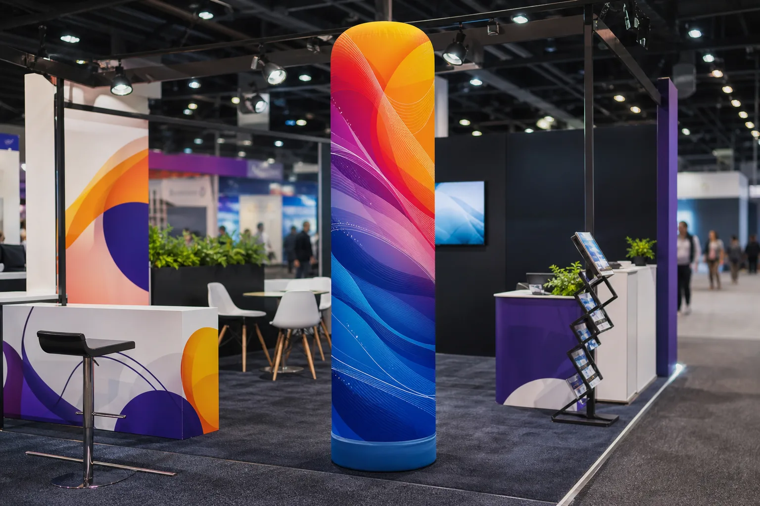 Illustrative Scenario: Custom Inflatable Feature for a Montreal Trade Show Exhibition
