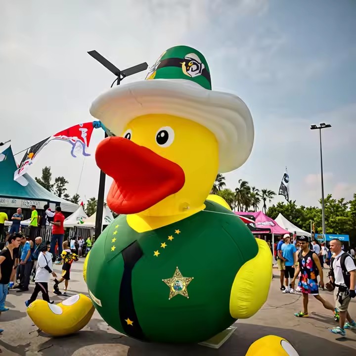 Custom 5m Giant Inflatable Yellow Duck